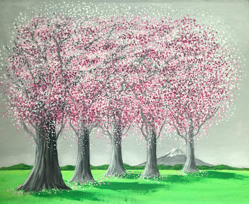 Lynn Letterman
Hanami is a Beautiful Day to Celebrate The Cherry Blossoms
2021
acrylic on canvas
16 in x 20in
$ 400.00