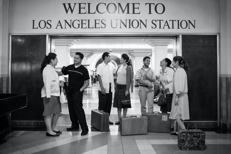 Pamela J. Peters, Welcome to Los Angeles, 22"x18", Black and white photograph			