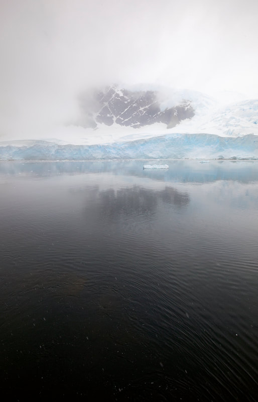 Danielle Eubank, Antartica Glacier III, 30" x 20", Photograph printed on metal